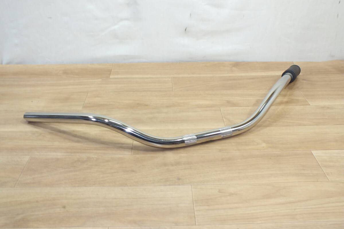 ◆ FLSTN/ソフテイルデラックス系 ステンレスハンドル 幅81㎝高８㎝引き17㎝ 中古美品 電子スロットル対応 ワイド・ロー系　FLSTFFLHRC　_画像1