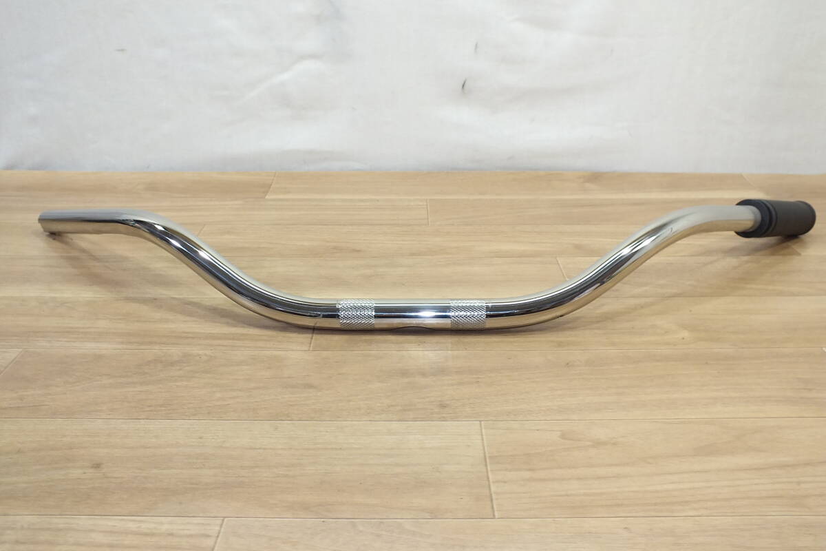 ◆ FLSTN/ソフテイルデラックス系 ステンレスハンドル 幅81㎝高８㎝引き17㎝ 中古美品 電子スロットル対応 ワイド・ロー系　FLSTFFLHRC　_画像3