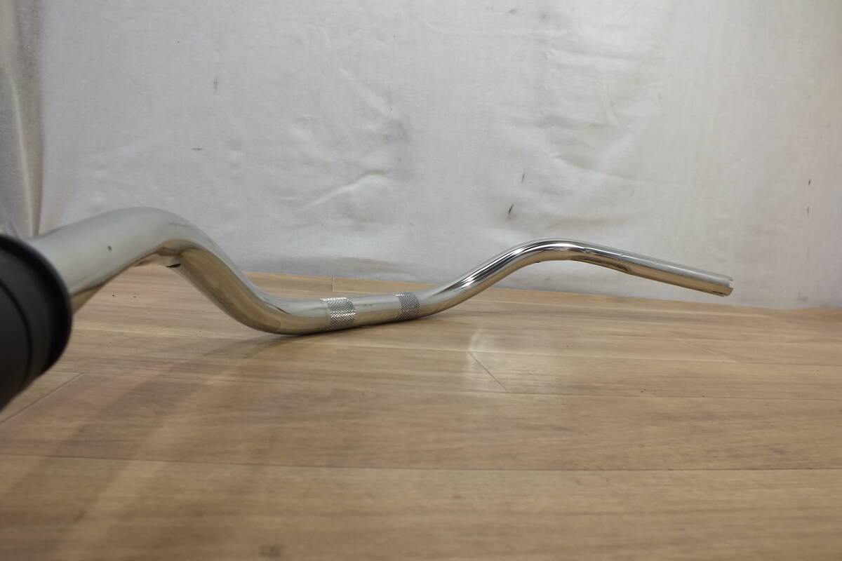 ◆ FLSTN/ソフテイルデラックス系 ステンレスハンドル 幅81㎝高８㎝引き17㎝ 中古美品 電子スロットル対応 ワイド・ロー系　FLSTFFLHRC　_画像9