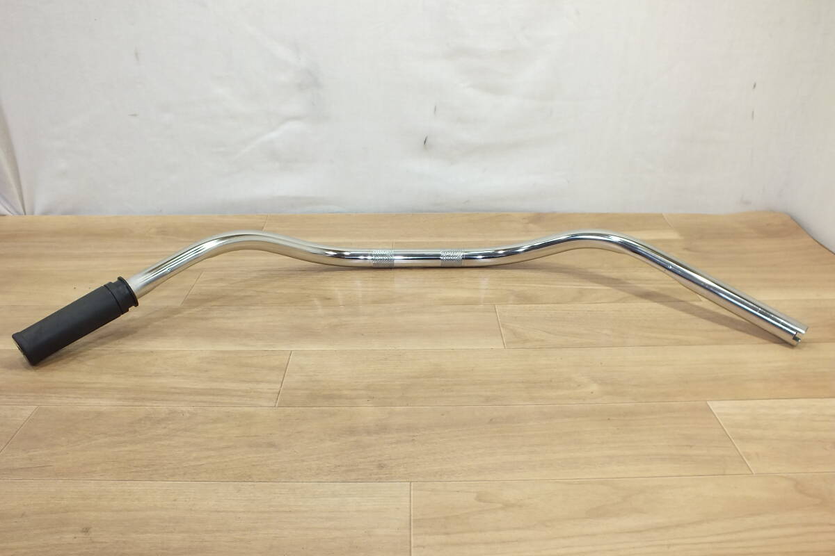 ◆ FLSTN/ソフテイルデラックス系 ステンレスハンドル 幅81㎝高８㎝引き17㎝ 中古美品 電子スロットル対応 ワイド・ロー系　FLSTFFLHRC　_画像4