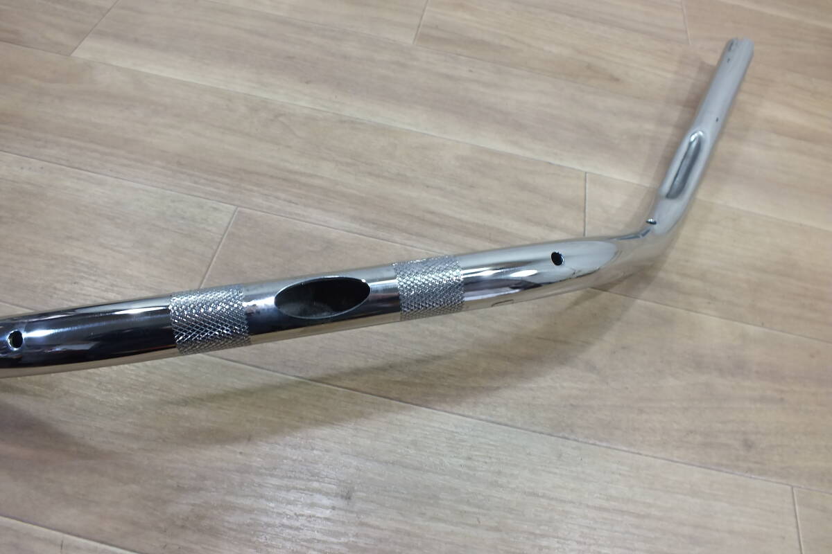 ◆ FLSTN/ソフテイルデラックス系 ステンレスハンドル 幅81㎝高８㎝引き17㎝ 中古美品 電子スロットル対応 ワイド・ロー系　FLSTFFLHRC　_画像8