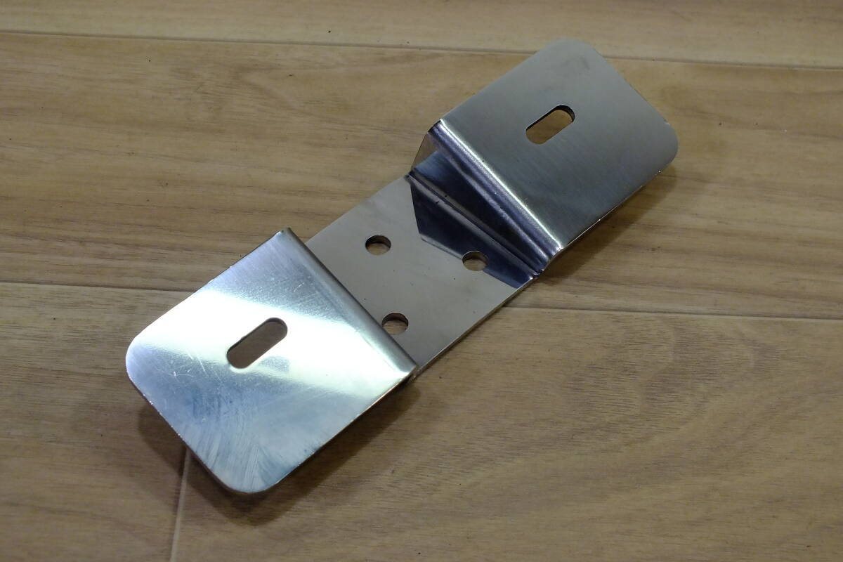 ◆ 送料込み ハーレー ステンレス レイダウンナンバーステー プレートステー 新品（検索）レイバック/スポーツスター/ダイナ/ソフテイル_画像1