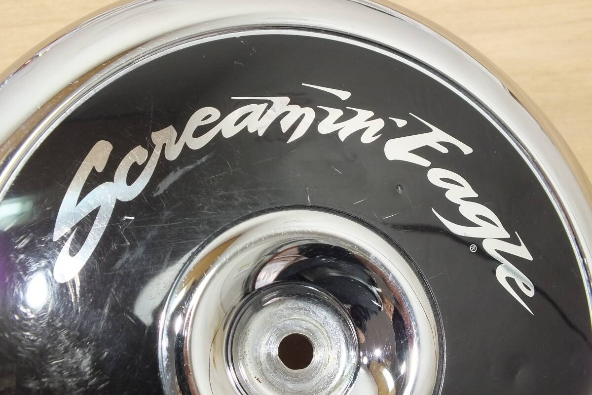 ◆　エボ ラウンド エアクリーナーカバー スクリーミンイーグル 中古品_画像5