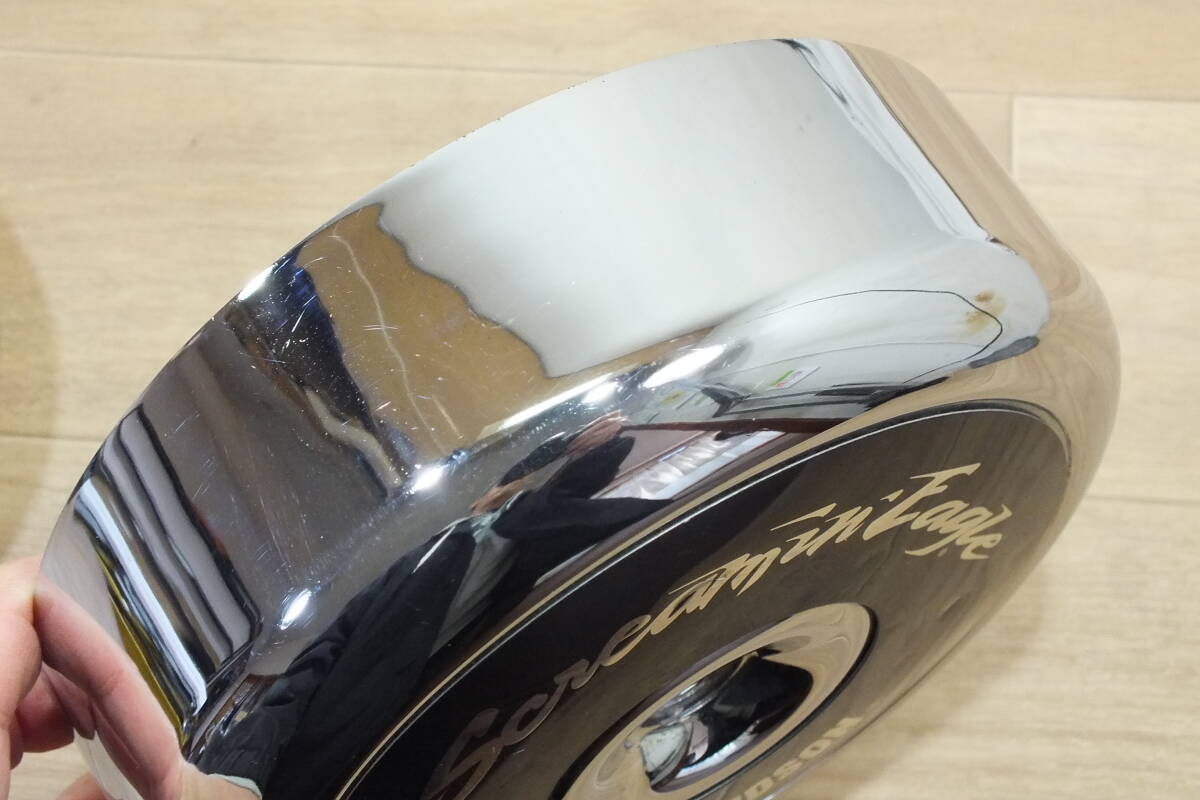 ◆　エボ ラウンド エアクリーナーカバー スクリーミンイーグル 中古品_画像4