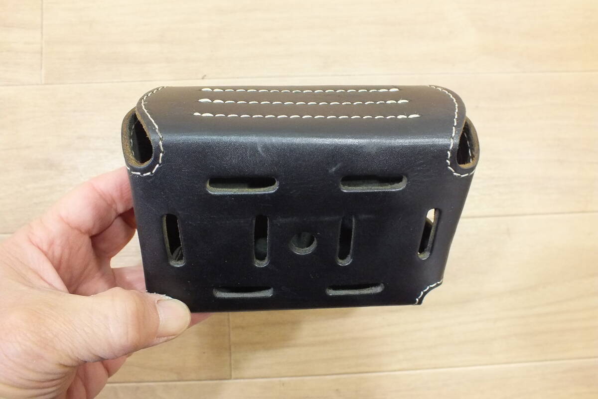 ◆ 送600円 ハーレー 純正本革 ETCケース 汎用　中古良品_画像8