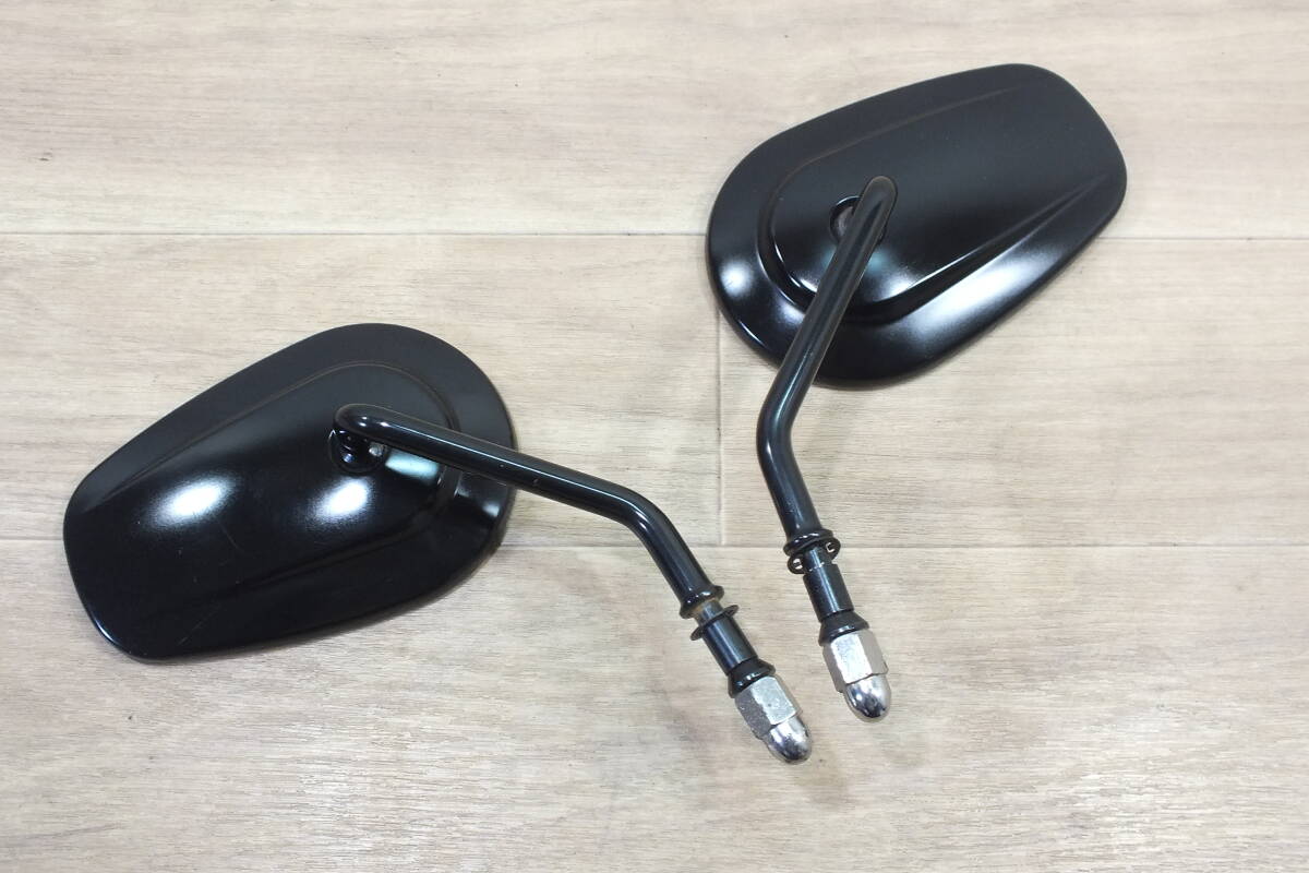 ◆ ハーレー純正 ブラック ミラー 左右 テーパーミラー 92023-03A 中古良品 XL883R/FXDX/ XL1200 スポーツスター・ダイナ・ソフテイル_画像1