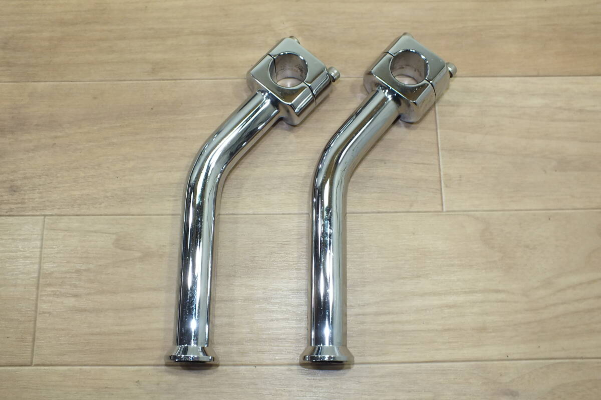 ◆ ハーレー クローム 7.5インチプルバックライザー 中古品 スポーツスター・ダイナ・ソフテイル_画像1