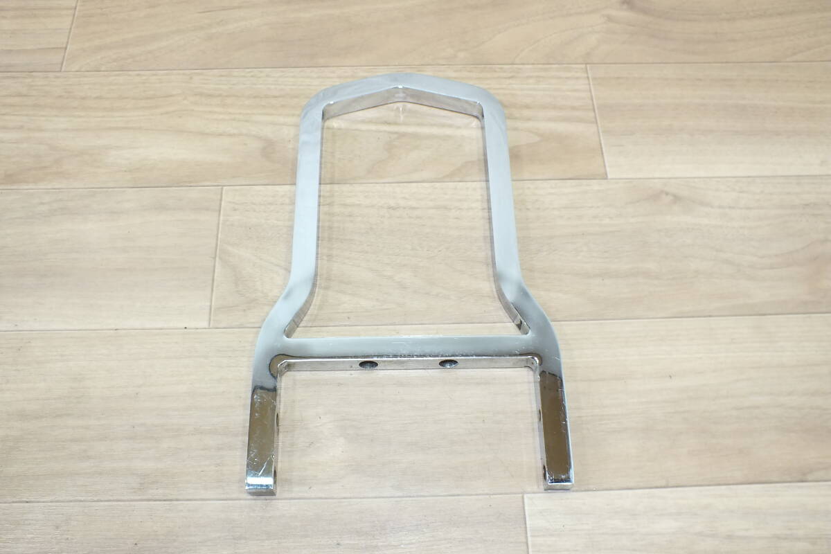 ◆ 希少！ハーレー純正 クローム シーシーバー アップライト 幅約17CM高さ約28CM 中古品 エボ・スポーツスター・XLH・ダイナ・FXR_画像2