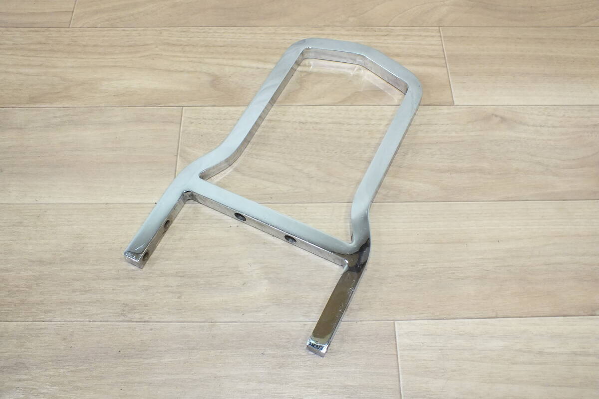 ◆ 希少！ハーレー純正 クローム シーシーバー アップライト 幅約17CM高さ約28CM 中古品 エボ・スポーツスター・XLH・ダイナ・FXR_画像1