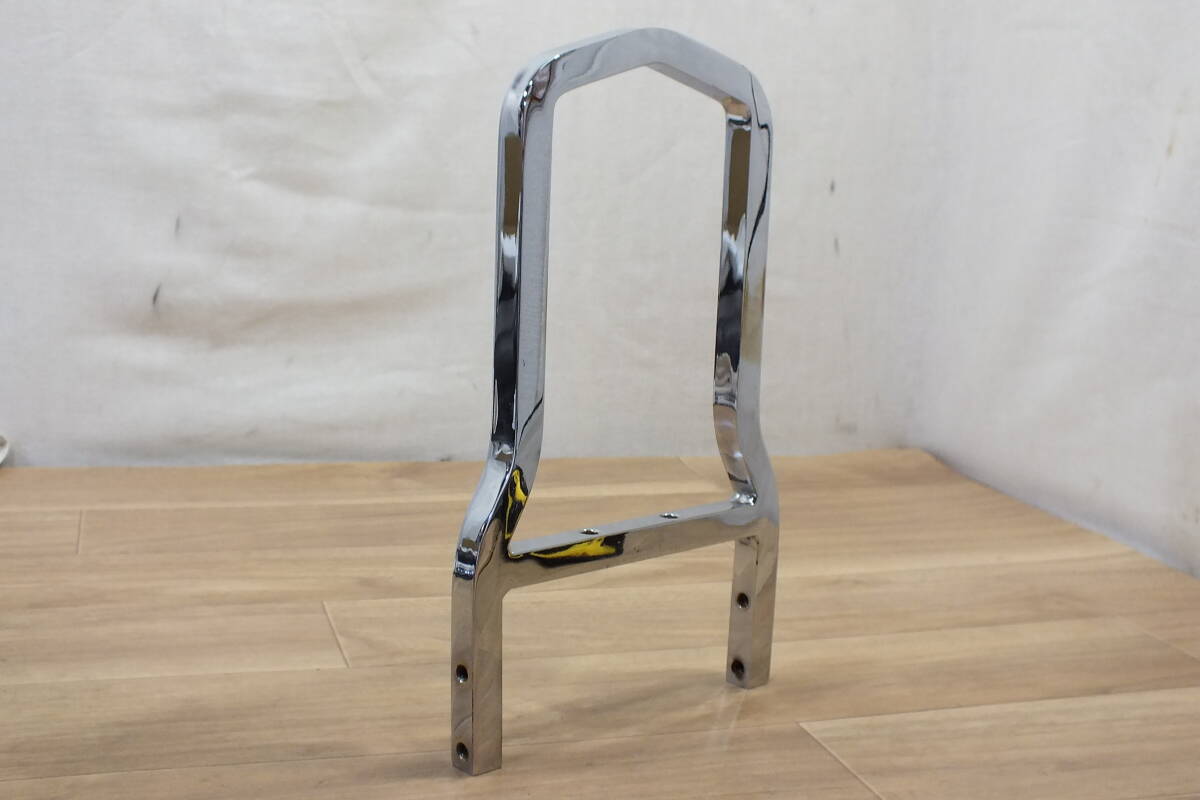 ◆ 希少！ハーレー純正 クローム シーシーバー アップライト 幅約17CM高さ約28CM 中古品 エボ・スポーツスター・XLH・ダイナ・FXR_画像4