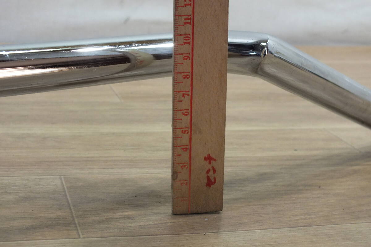 ◆ ハーレー インチクローム ナローロボハン ロータイプロボハン 幅60㎝・高さ4㎝・引き9㎝ スチール 中古品　リジスポ_画像7