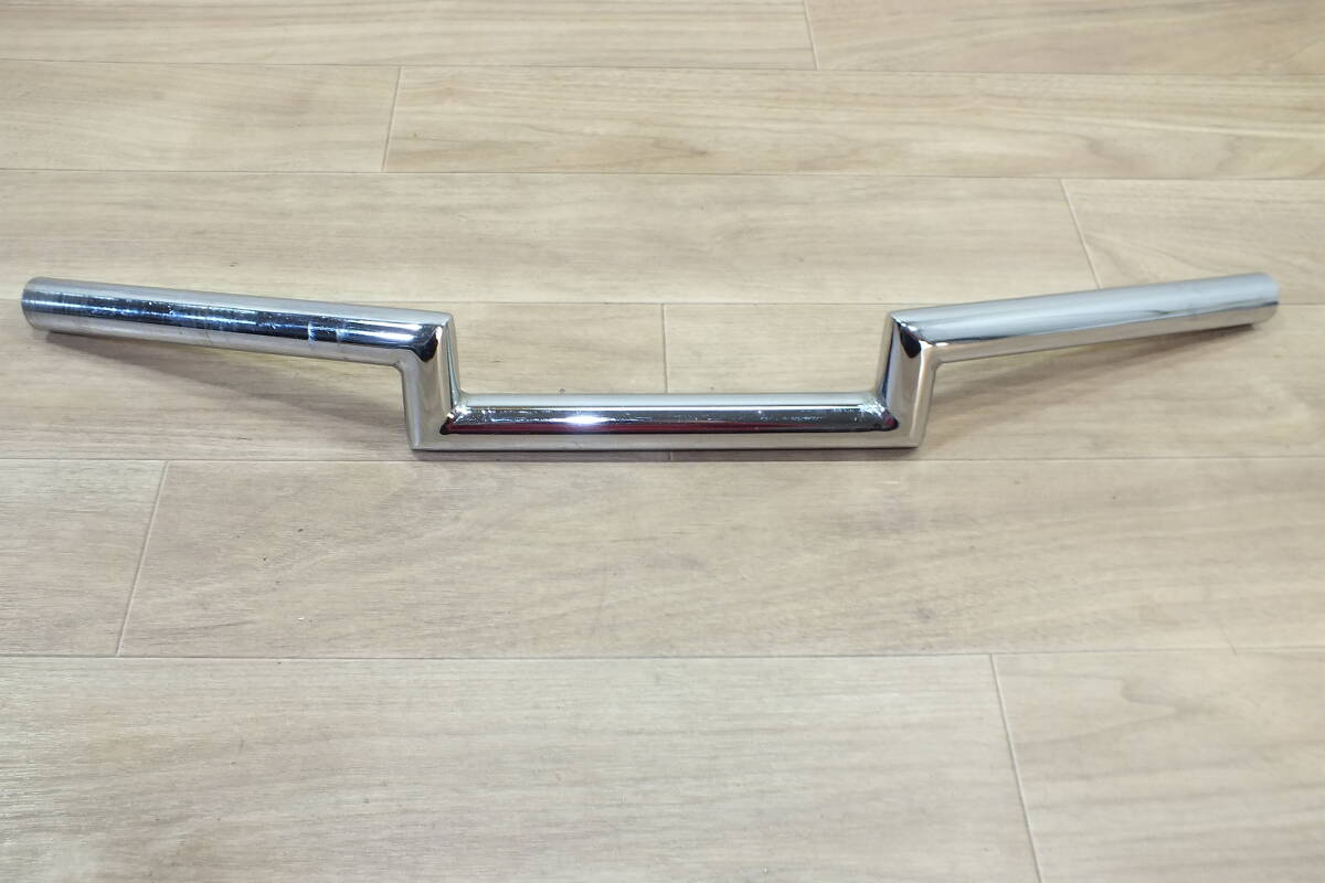 ◆ ハーレー インチクローム ナローロボハン ロータイプロボハン 幅60㎝・高さ4㎝・引き9㎝ スチール 中古品　リジスポ_画像3
