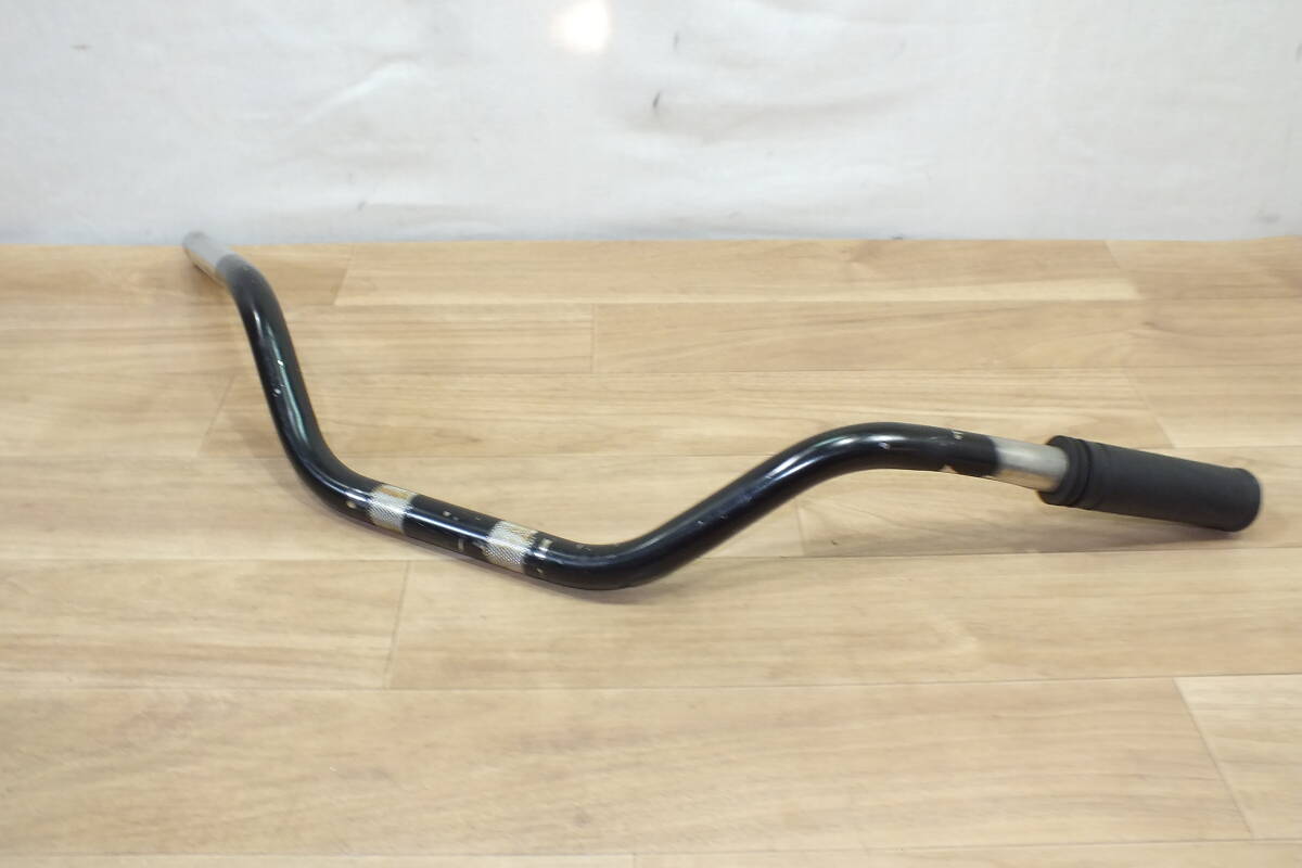 ◆ ハーレー純正 インチブラック ダートラバー系 ペイントベースハンドル 幅80㎝高さ11㎝引き16㎝ 中古品 XR1000/XLX61・XRバー系_画像2