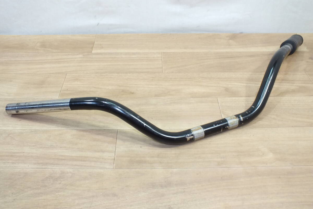 ◆ ハーレー純正 インチブラック ダートラバー系 ペイントベースハンドル 幅80㎝高さ11㎝引き16㎝ 中古品 XR1000/XLX61・XRバー系_画像1