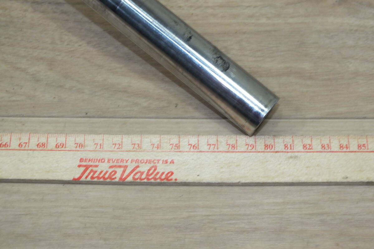 ◆ ハーレー純正 インチブラック ダートラバー系 ペイントベースハンドル 幅80㎝高さ11㎝引き16㎝ 中古品 XR1000/XLX61・XRバー系_画像5