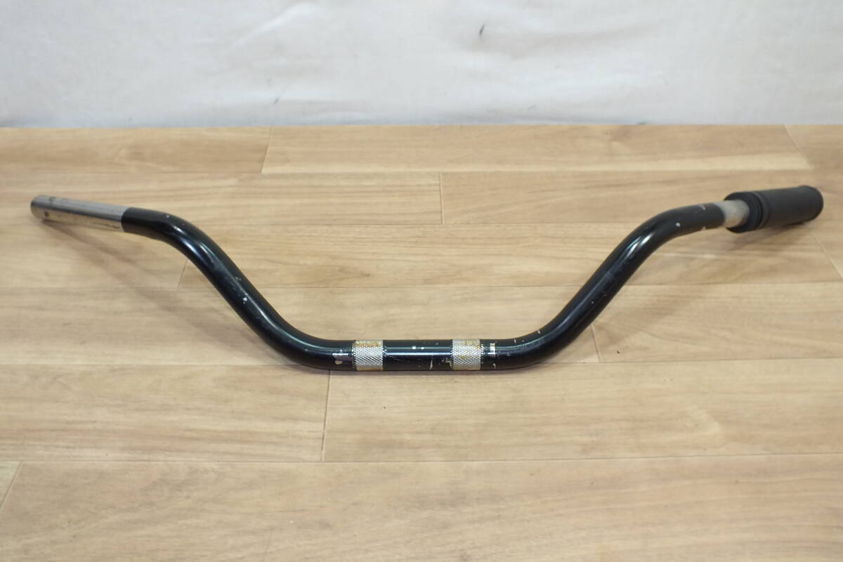 ◆ ハーレー純正 インチブラック ダートラバー系 ペイントベースハンドル 幅80㎝高さ11㎝引き16㎝ 中古品 XR1000/XLX61・XRバー系_画像3