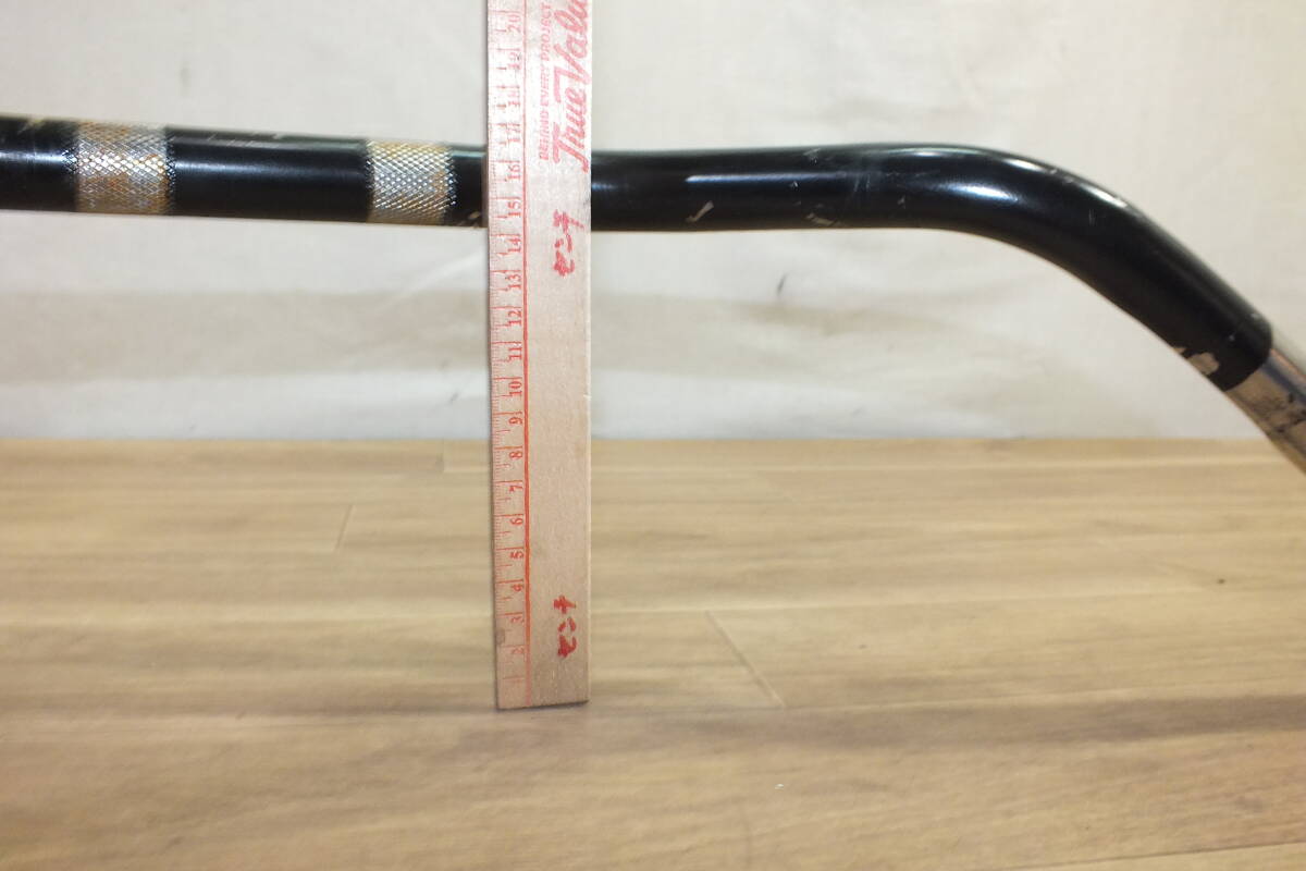 ◆ ハーレー純正 インチブラック ダートラバー系 ペイントベースハンドル 幅80㎝高さ11㎝引き16㎝ 中古品 XR1000/XLX61・XRバー系_画像7