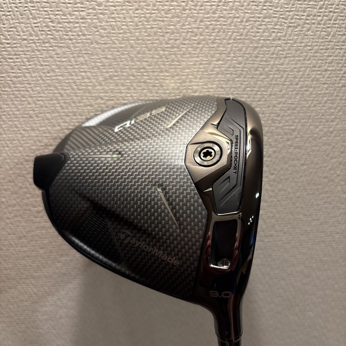 テーラーメイド　 TaylorMade Qi35 ドライバー　9度　 Diamana シルバーTM55 フレックス S 日本仕様　ほぼ新品　練習場で20球だけ　_画像1