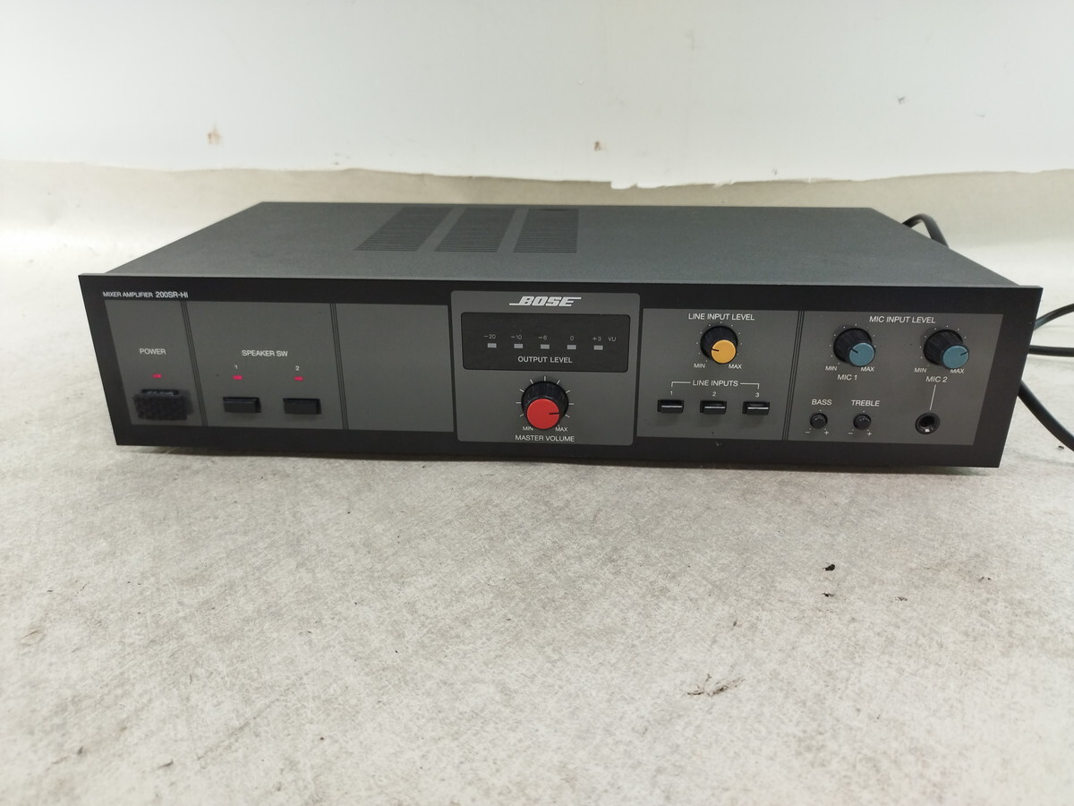 a11-240 ■BOSE ボーズ 200SR-HI ハイインピーダンス対応 ミキサーアンプ_画像1