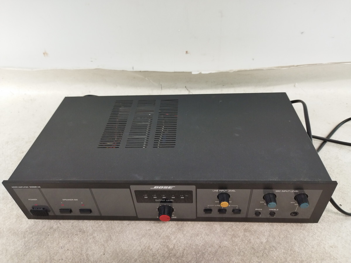 a11-240 ■BOSE ボーズ 200SR-HI ハイインピーダンス対応 ミキサーアンプ_画像4