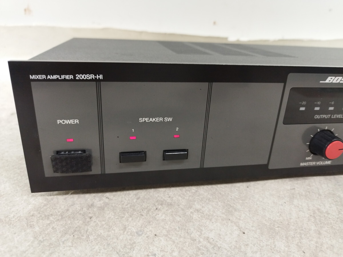 a11-240 ■BOSE ボーズ 200SR-HI ハイインピーダンス対応 ミキサーアンプ_画像2