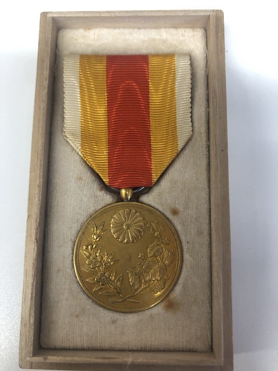 韓国併合記念章 勲章 記念章 大日本帝国 旧日本軍 明治43年_画像1