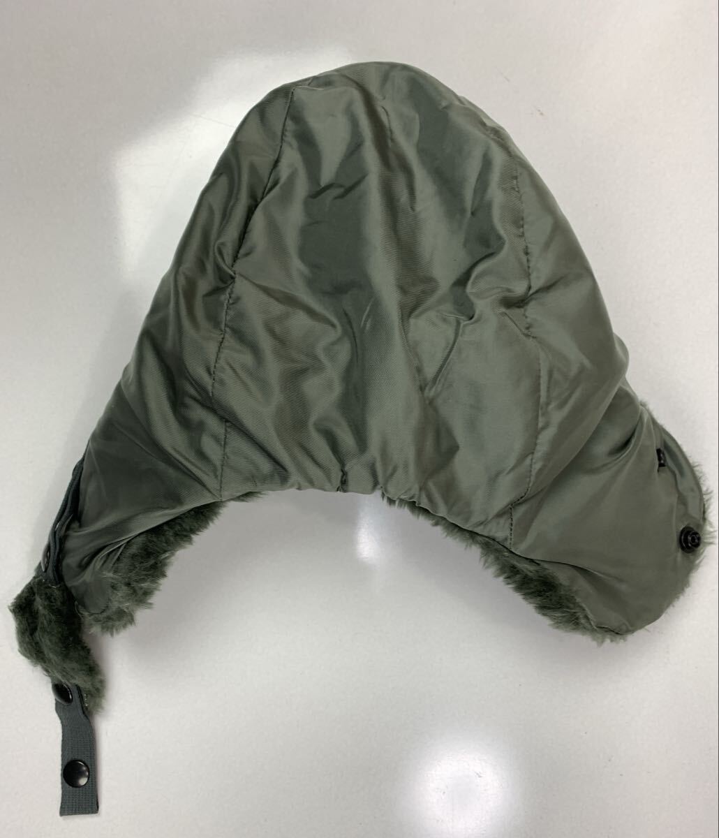 B-9B Ｍサイズ フライヤーズウインターヘルメット　美品　古着　 フード　 米軍　_画像3