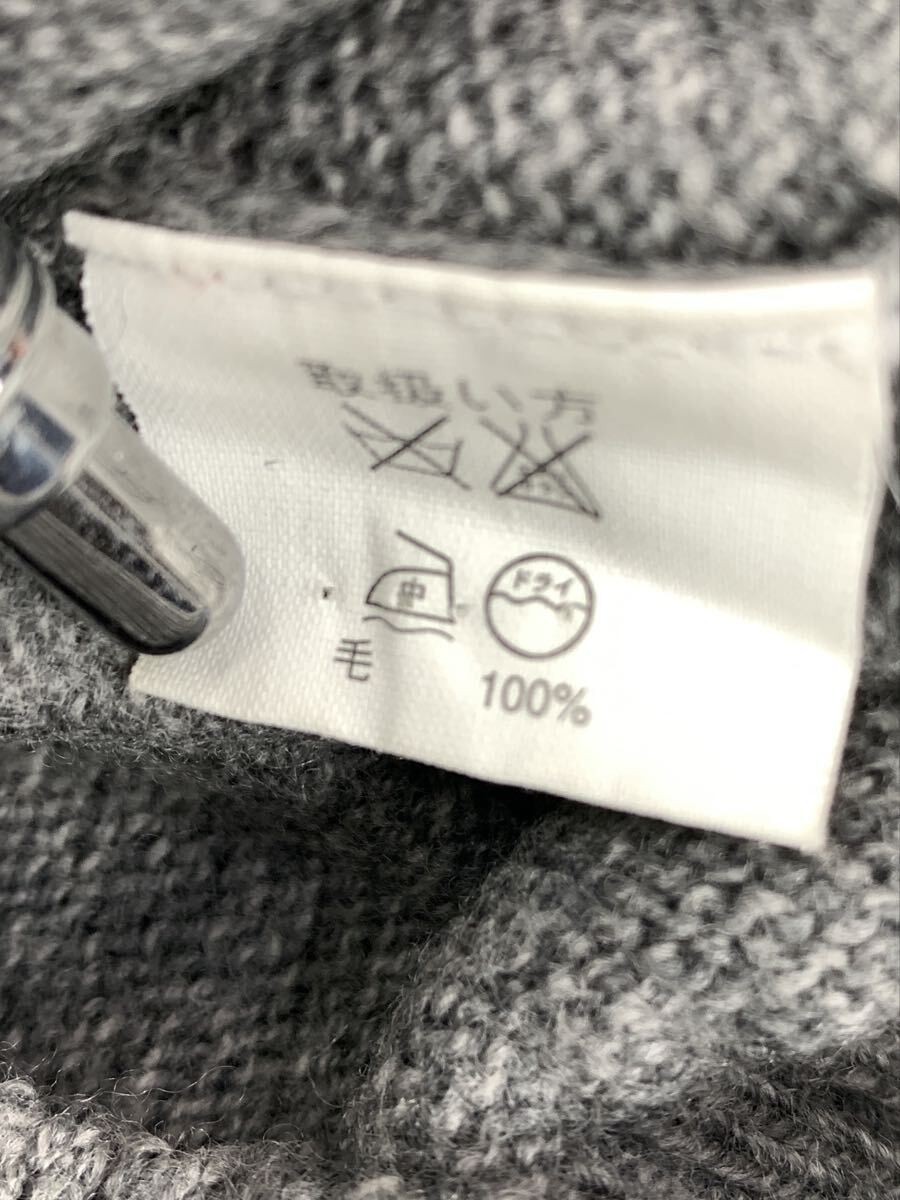 ブルックスブラザーズ　 Ｍサイズ ウールニットセーター 古着　 グレー_画像4