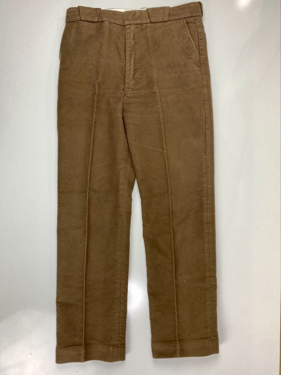 ENGLAND製　 ボトムス　厚手　 Ｍサイズ相当　ブラウン　コットン　　 古着_画像1