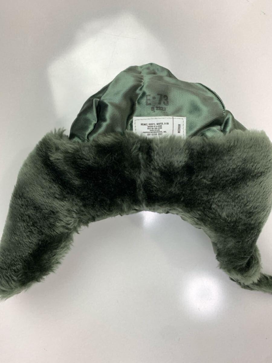 B-9B Ｍサイズ フライヤーズウインターヘルメット　美品　古着　 フード　 米軍　_画像2