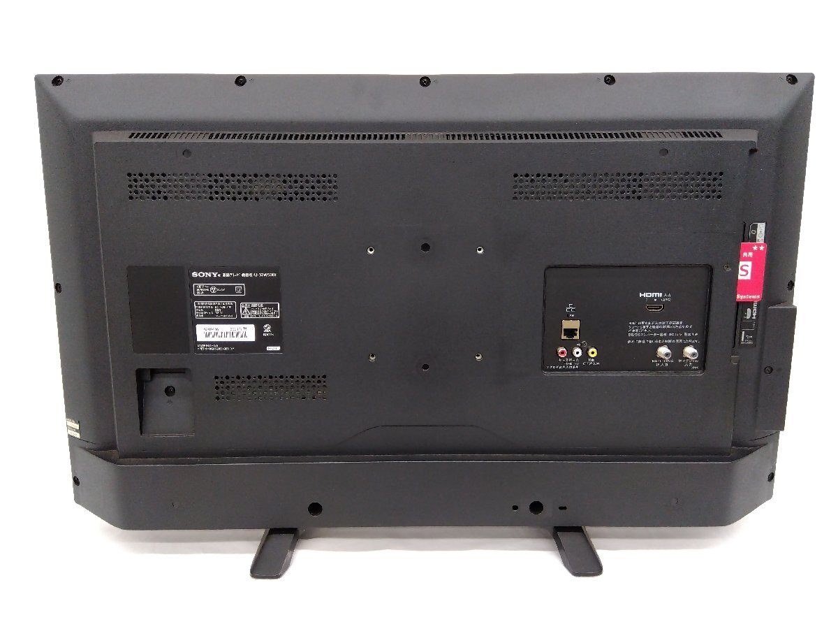 手渡し可 32インチ 液晶テレビ KJ-32W500E ソニー 動作確認済み リモコン B-CAS付 ブラビア BRAVIA 32V型 LEDバックライト SONY 中古 福井_画像5