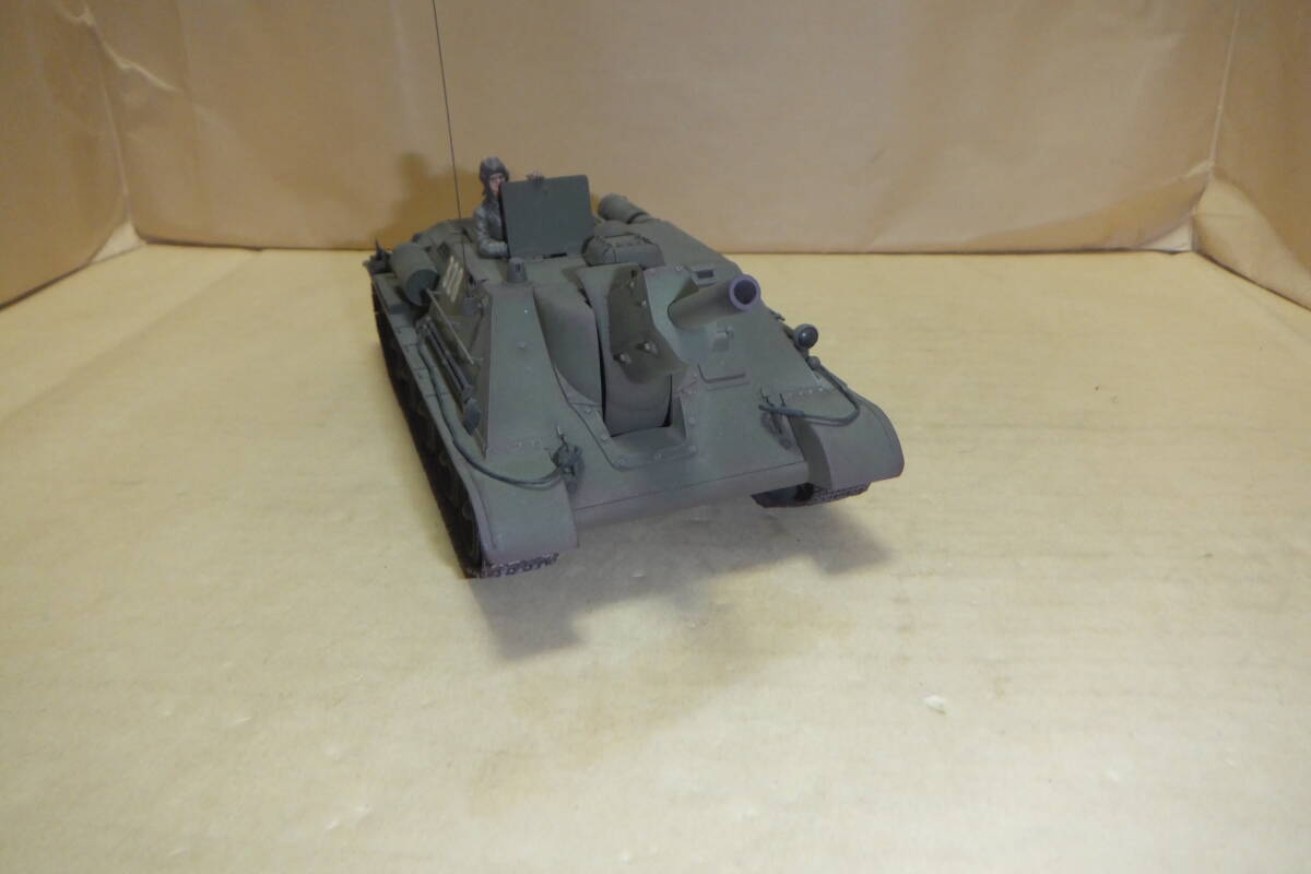 ソビエト 襲撃砲戦車 SU122　プラモデル 完成品　タミヤ？　約２３センチ_画像5
