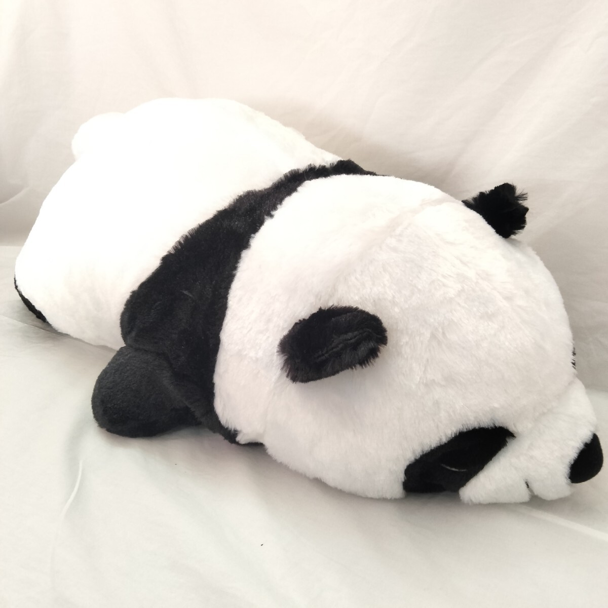 ふわペタパンダ　ぼくはいつだってねむい　ぬいぐるみ　クッション　寝そべりパンダ　長さ54cm　251102_画像2
