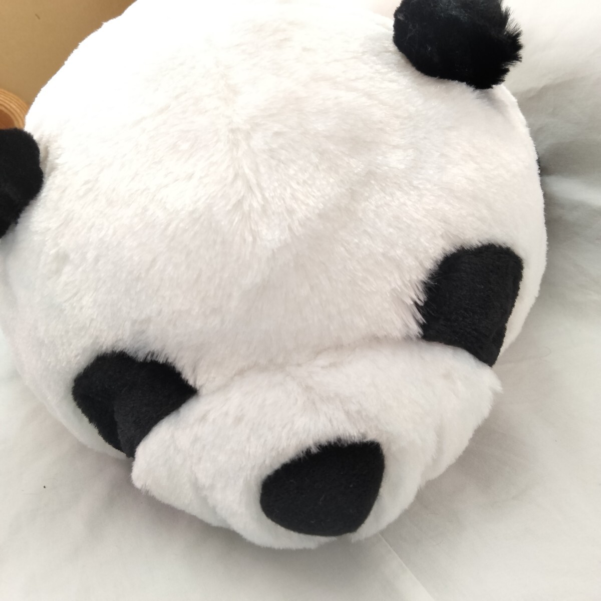 ふわペタパンダ　ぼくはいつだってねむい　ぬいぐるみ　クッション　寝そべりパンダ　長さ54cm　251102_画像7