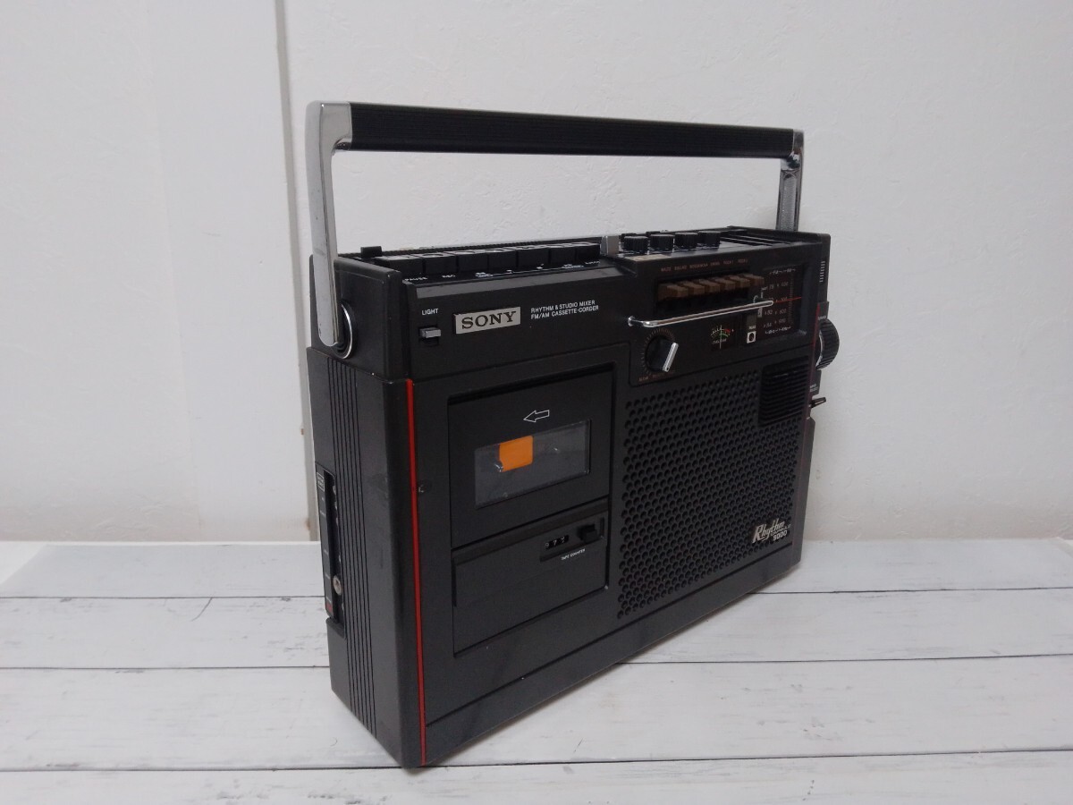 【動作確認済み】★ソニー ★SONYRhythm Capsule 9000★CF-9000★ラジオ付きカセットレコーダー★ラジカセ★レトロ★ビンテージ_画像5