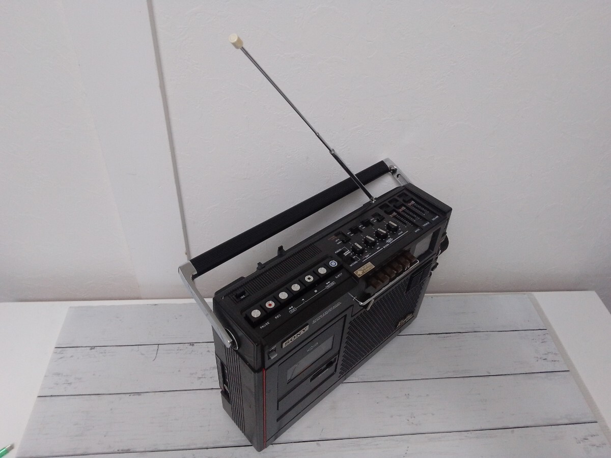 【動作確認済み】★ソニー ★SONYRhythm Capsule 9000★CF-9000★ラジオ付きカセットレコーダー★ラジカセ★レトロ★ビンテージ_画像6
