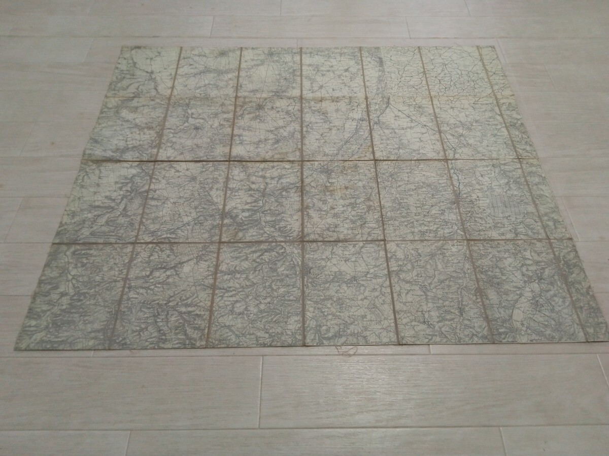 【ビンテージ】★古い地図★ドイツ軍の地図★レトロ★アンティーク③_画像3