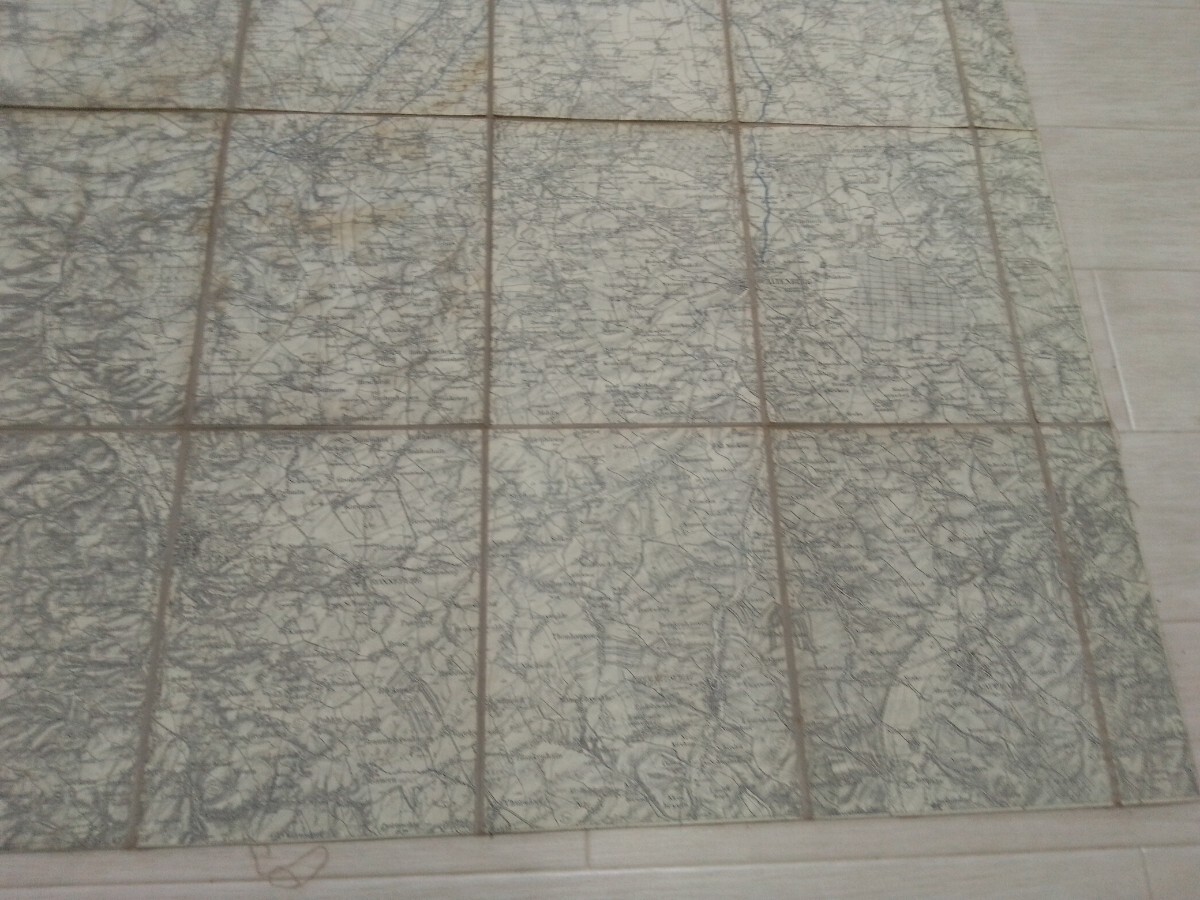 【ビンテージ】★古い地図★ドイツ軍の地図★レトロ★アンティーク③_画像5