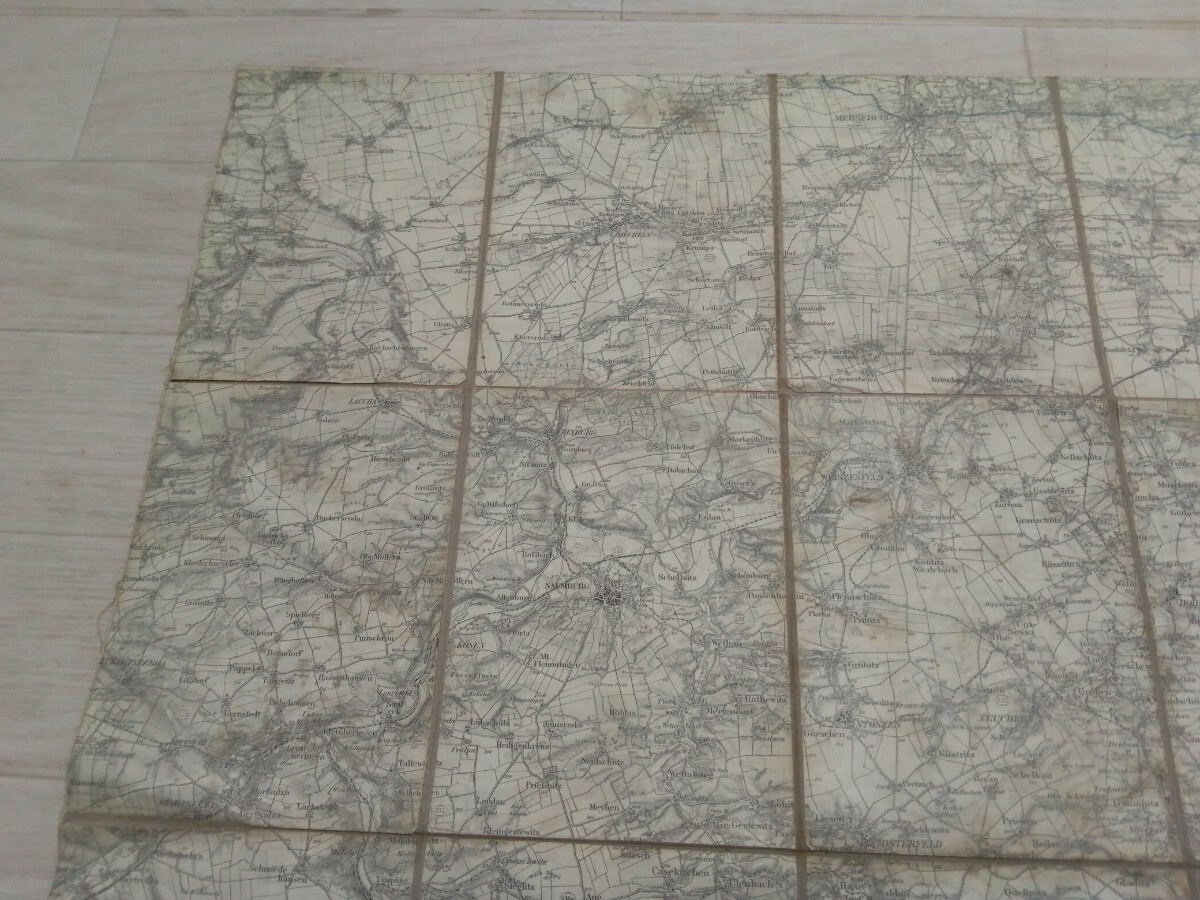 【ビンテージ】★古い地図★ドイツ軍の地図★レトロ★アンティーク③_画像7
