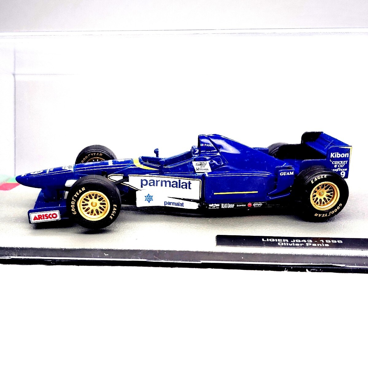 1/43 IXO イクソ 激レア F1 LIGIER JS43 リジェ OLIVIER PANIS フォーミュラ Formula レース Rare Race parmalant フランス 1円〜 112627_画像2