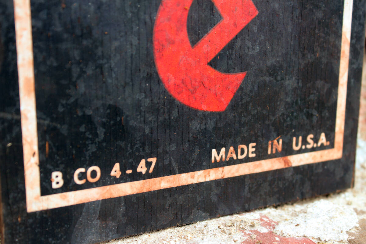 ⑨ファイアストン木製看板アメリカンビンテージ装飾コレクションサインボード昔のメタルサインアメリカン雑貨オイルメーカー店舗アメ車飾り_画像6