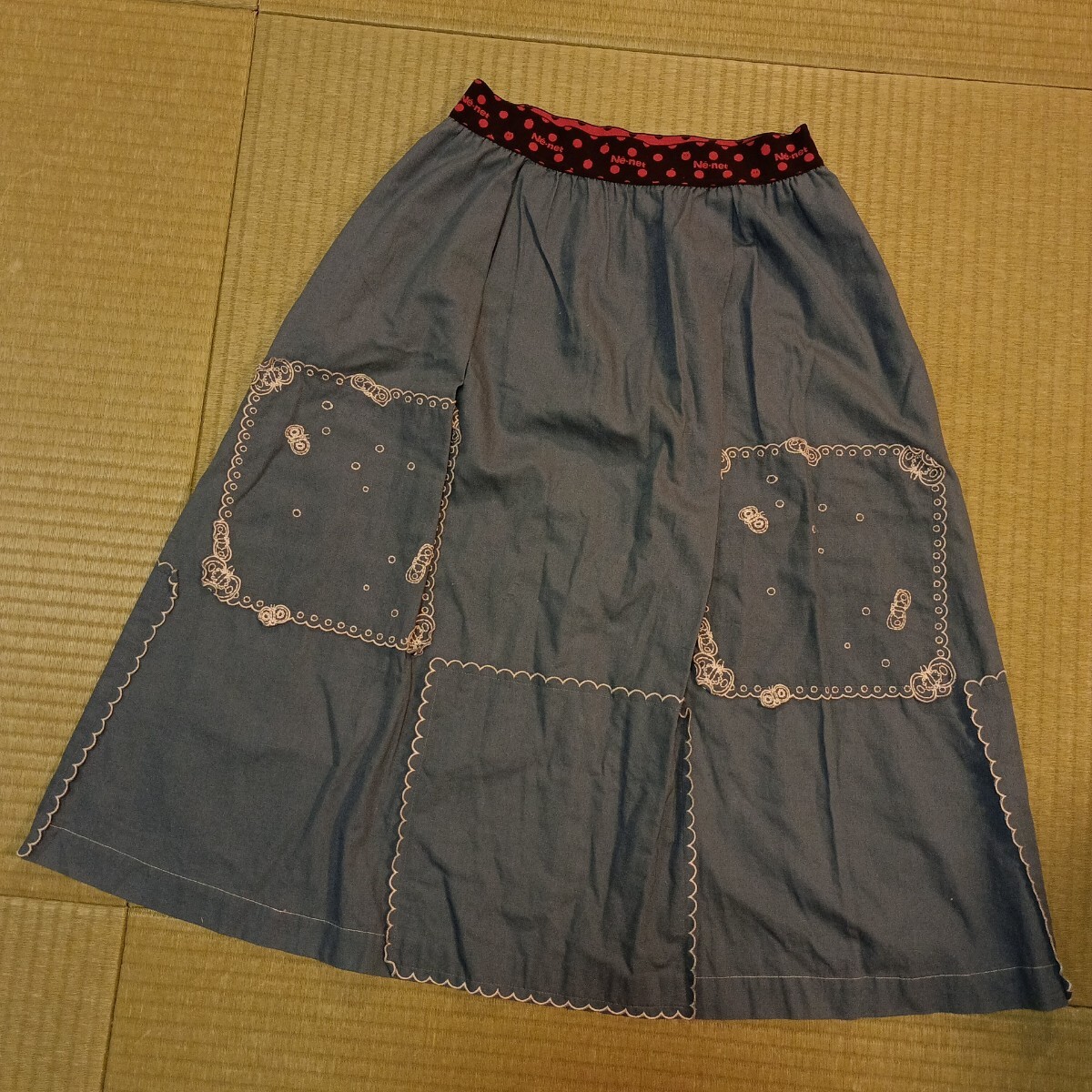 ●送料無料●Ne-net ネネット 膝下スカート_画像1