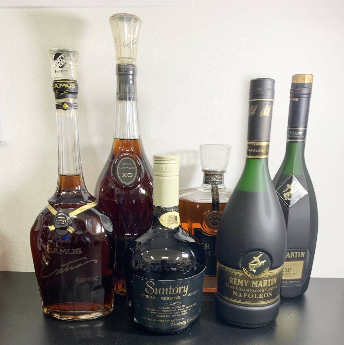 【未開封】お酒まとめ　REMY MARTIN/CREST/CAMUS XO　等　レミーマルタン　カミュ　ロングネック　【F】_画像1