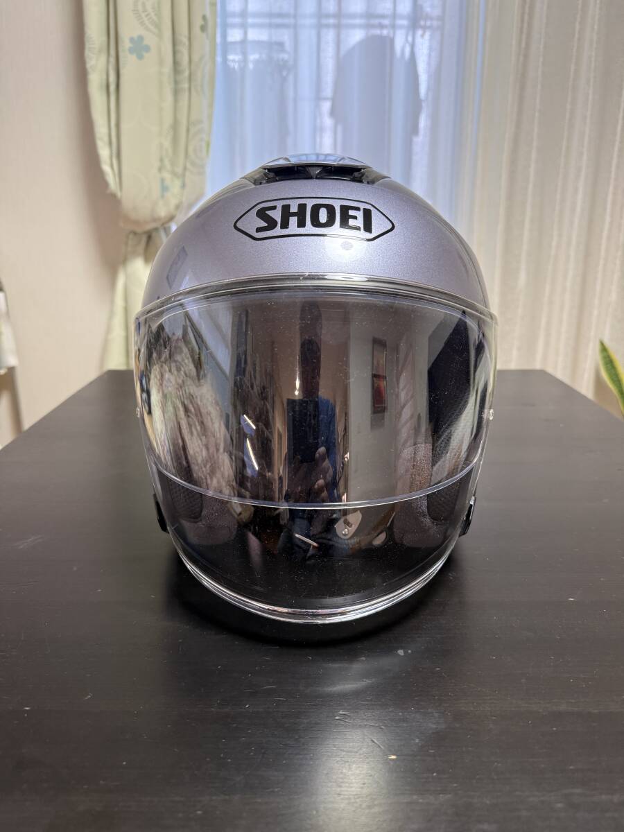 シューエイ SHOEI Jクルーズ JーCruise グレーメタリック XLサイズ ピンロック付 中古 _画像1