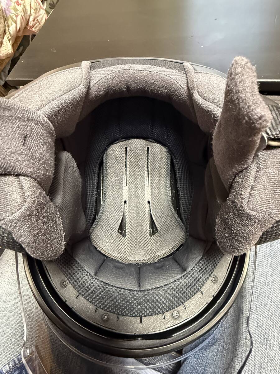 シューエイ SHOEI Jクルーズ JーCruise グレーメタリック XLサイズ ピンロック付 中古 _画像8
