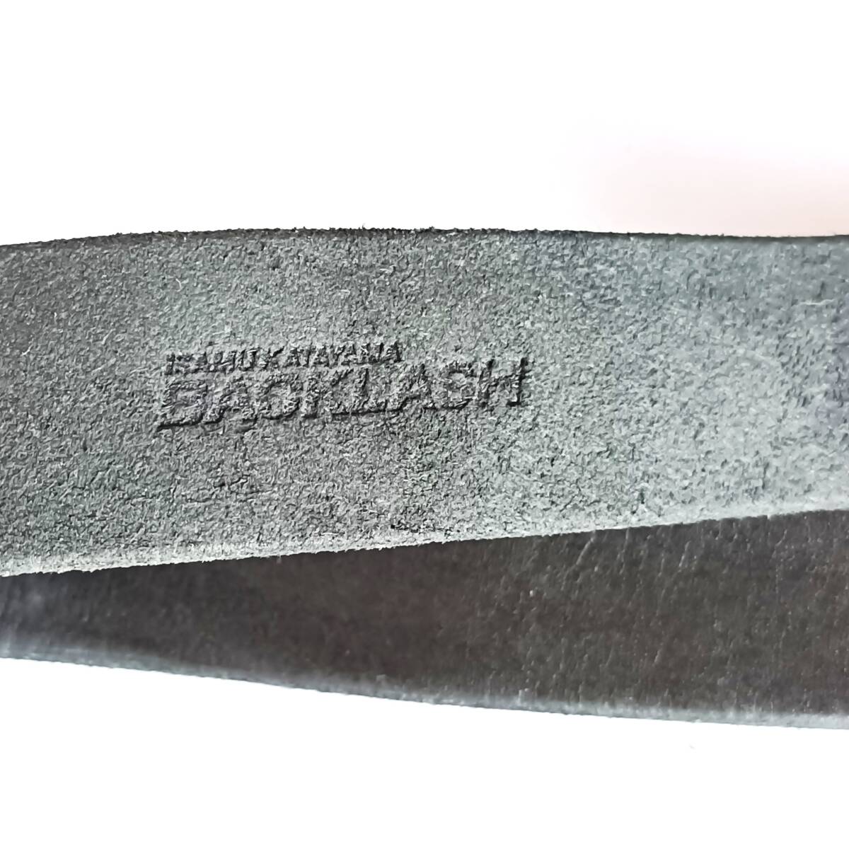 BACKLASH ジャパンダブルショルダーレザー 極厚 5mm　 レザーベルト　イサムカタヤマ バックラッシュ_画像8