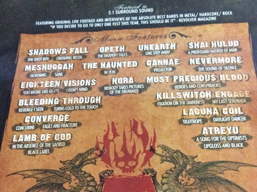 DVD New England Metal Hardcore Festival 2003 輸入盤 V.A. メタル ハードコア LIVE ライヴ 128分+α 即決_画像5