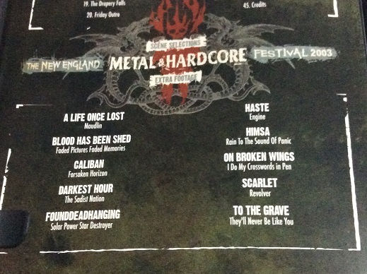 DVD New England Metal Hardcore Festival 2003 輸入盤 V.A. メタル ハードコア LIVE ライヴ 128分+α 即決_画像8