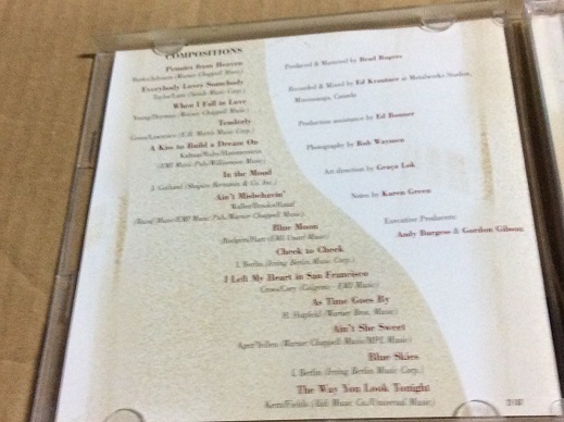 CD Richard Evans / As Time Goes By 輸入盤 リチャード・エヴァンス ピアノ 24bit リマスター JAZZ_画像7