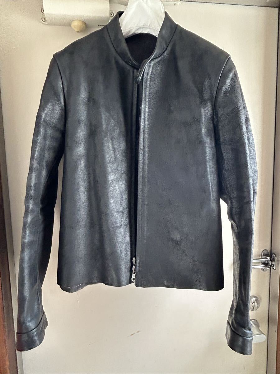 カルペディエム ホースレザー シングルジャケット ma+ アタッチメント ギャルソン BACKLASH_画像1